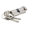Savagrow 60mm Lock Cylinder with 3 Keys Solid Brass Door