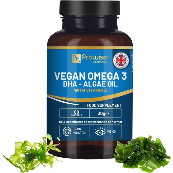 Prowise Vegan Omega-3 DHA from Algae Oil | 60 Softgels