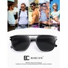 BIRCEN Polarized Sunglasses for Men UV-Protection: Acetate Retro Trendy Fashion