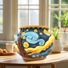 BJVF Starry Night Flower Pot – Fancy Theme Planter for