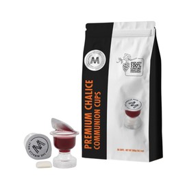 Travel Pack - The Miracle Meal Pre-Filled Premium Chalice Cup - Bag of 50 with Wafer and 100% Concord Grape Juice