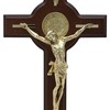 Jorvina Cristo/Cruz Grande de San Benito para Colgar Dorada
