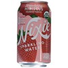 Nixie Organic Strawberry Hibiscus Sparkling Water, 8 Pack, Non GMO,