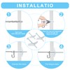 24Pcs Hollow Wall Anchors 3/16” Heavy Duty Butterfly Anchors for