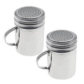 New Commercial Stainless Steel Versatile Dredge Shaker, Set of 6