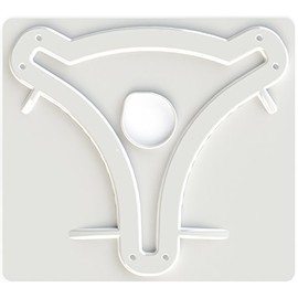 KING MB8200 Antenna Mounting Plate for KING Jack and OmniPro OTA Antennas , White