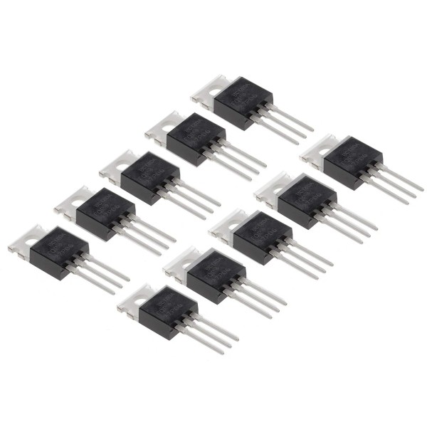 Bridgold 10pcs FQP27P06 27P06 P-Channel MOSFET 60V 27A TO-2203-Pin