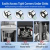 Changbloom 2 Pack Multifunctional Sink Wrench, Plumbing Tool for Tight