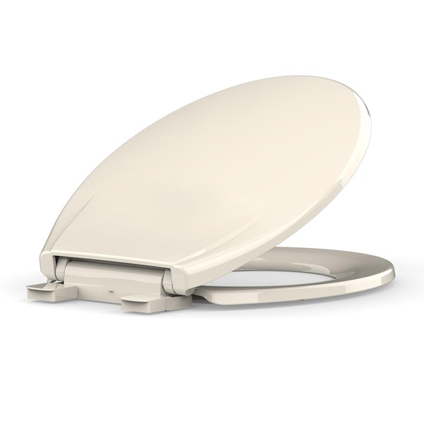 Toilet Seat, Round Toilet Seat with Slow Close, Easy Clean,