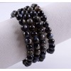 Natural Llanite Gemstone 8mm Round Beads Stretch Bracelet 7" Unisex
