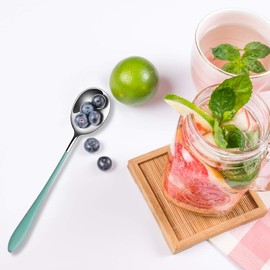 loopki Portable Reusable Travel Cutlery Set,Stainless Steel Cutlery Set Portable Camp Reusable Flatware Silverware,Include Fork Spoon Chopsticks with Case (Green)