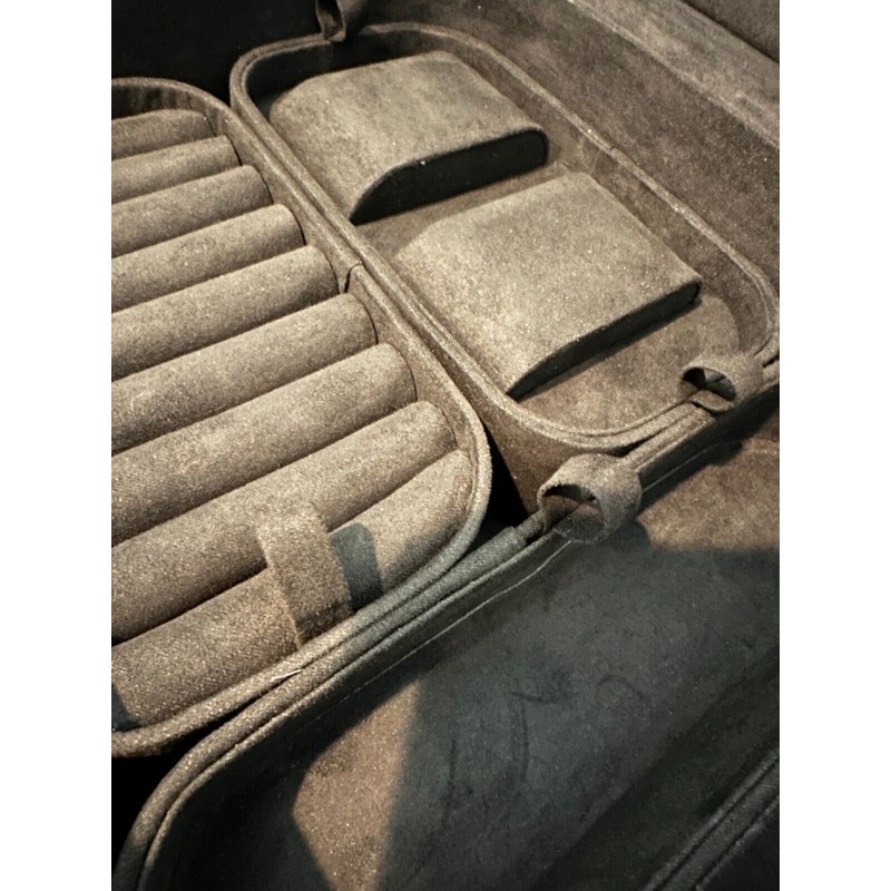 Harlembling Leather Travel Jewelry Box Case