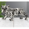Lesser & Pavey Monochrome graffiti art design standing English Bulldog