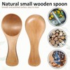 8Pcs Small Wooden Spoons, 3.2 Inch Tiny Spoons for Spices