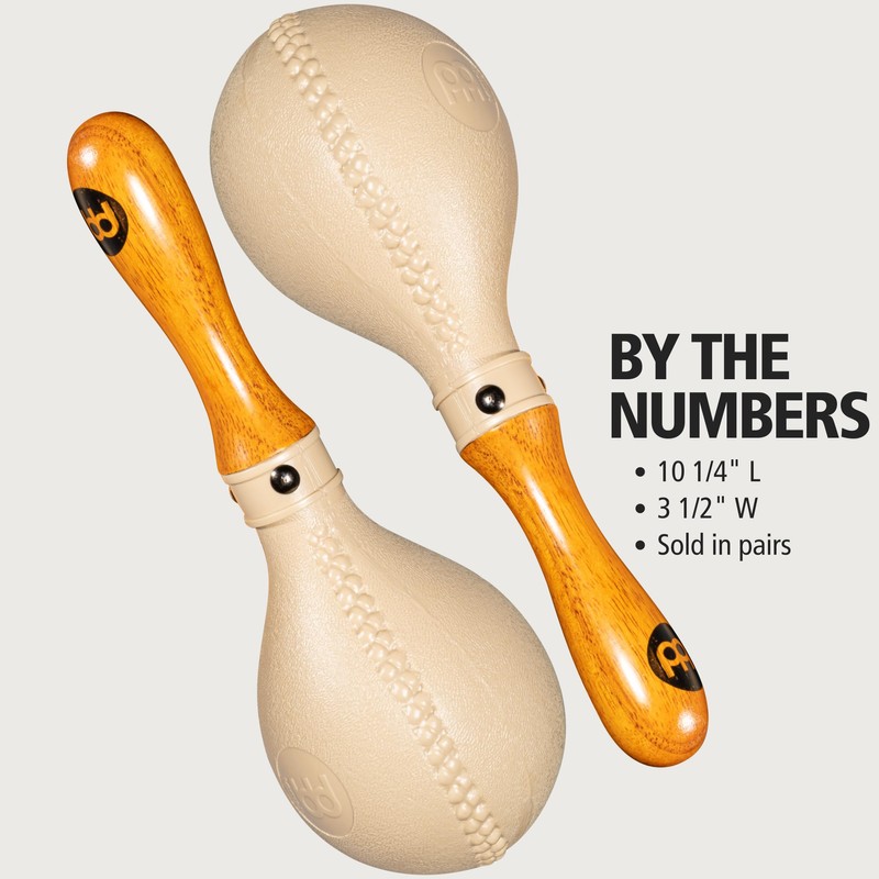Meinl Percussion Session Maracas Shaker – 2 Musikinstrumente mit ergonomischem