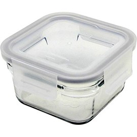 GlassLock GL0102 Super Tempered Heat Resistant Glass Ovenware, Medium Square Glass Lock