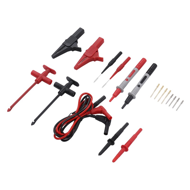 Multimeter Test Leads Kit Crocodiles Clip Banana Plug Testing Cable