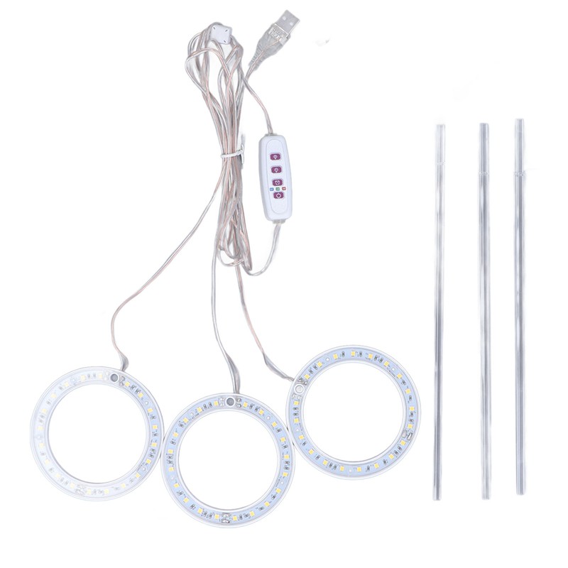 LED Plant Grow Lights Full Spectrum USB Growing Light Timing