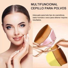 Wegalife® Kit De Esponja Para Maquillaje Con Brochas Kabuki Para Base Kit Esponja De Maquillaje Beauty Blender Esponja Beauty Creations Esponja Maquillaje Mayoreo