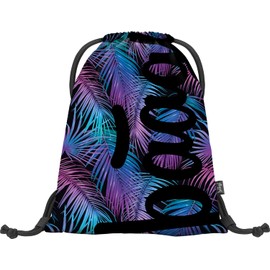 Baagl Gym Bag for Girls and Women - Shoe Bag, School and Nursery Sports Bag, Sports Backpack (Palm)