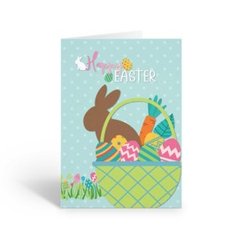 Stonehouse Collection | Easter Basket Card Packs | Easter Basket 12 Count | Spring Time Designs | Perfect for Easter | (Bunny)