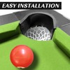 MoyanSuper Pool Table Pocket Liners 6 Pc Billiards Liners Replacements