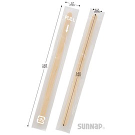 Wood Muddler Individually Wrapped 100 Pieces/62-6868-86