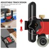 KNFFSAAJL Bearing Stock Roller Aluminum Alloy Table Saw Push Block