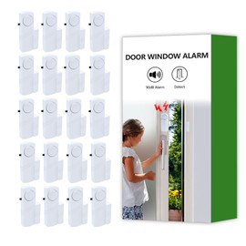 Door Window Alarm, 90dB Door Alarms Sensor for Kids Safety, Home Security, Door Window Burglar Alarm, Window Pool Alarms for Home, Apartments, Offices, Hotel Rooms (20pack)