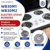 WB30M1 WB30M2 Electric Stove Burners Replacement Fit for G-E Stove