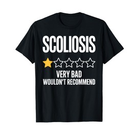 Funny Scoliosis Design For Men Women Adult Scoliosis Warrior T-Shirt