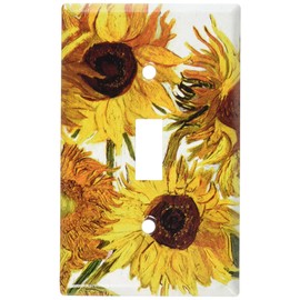 Art Plates - Van Gogh: Sunflowers Switch Plate - Single Toggle