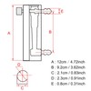 Heayzoki Tube Type Acylic Flowmeter, Air Flowmeter Oxygen Flowmeter, Flowmeter