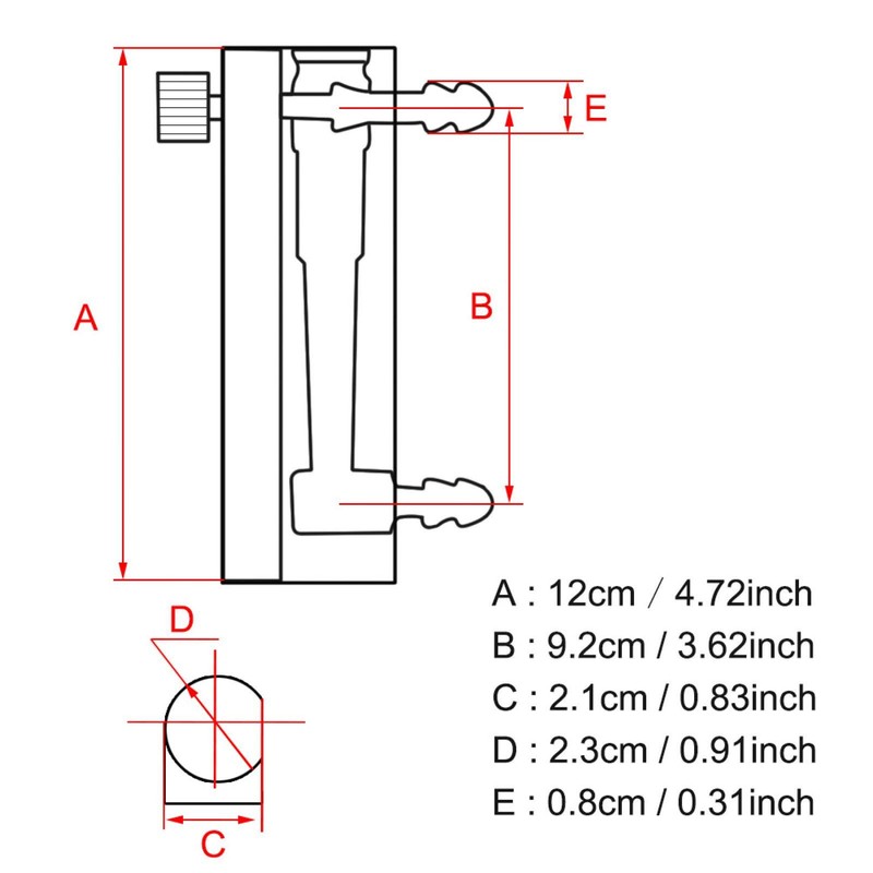 Heayzoki Tube Type Acylic Flowmeter, Air Flowmeter Oxygen Flowmeter, Flowmeter