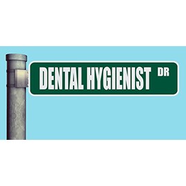 DENTAL HYGIENIST DR STREET SIGN DRIVE HEAVY DUTY ALUMINUM ROAD SIGN 17" x 4"