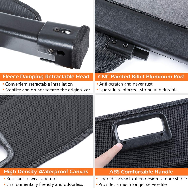 Trunk Cargo Cover For Jeep Grand Cherokee 2011 2012 2013