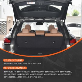 KALUJ Trunk Struts, Rear Hatch Strut Replacement Lift Support Shocks Compatible with Lexus RX350 RX450h 2010-2015, Replace OE #689500E030, 6756, 2PCS