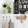 Magnetic Hook with Magnet, Stainless Steel, Vertical Load Capacity: 22.0