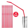 Extra Long Reusable Drinking Straws, 28 Inches(71 cm) Long, 12