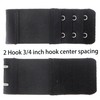 SAMGU Bra Extender 2 Hook 3/4 inch Hook Spacing, Elastic