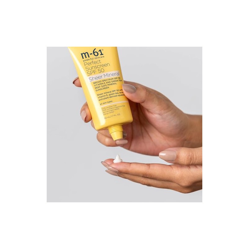 m-61 Perfect Mineral Sunscreen Spf 50 - Sheer - Mineral