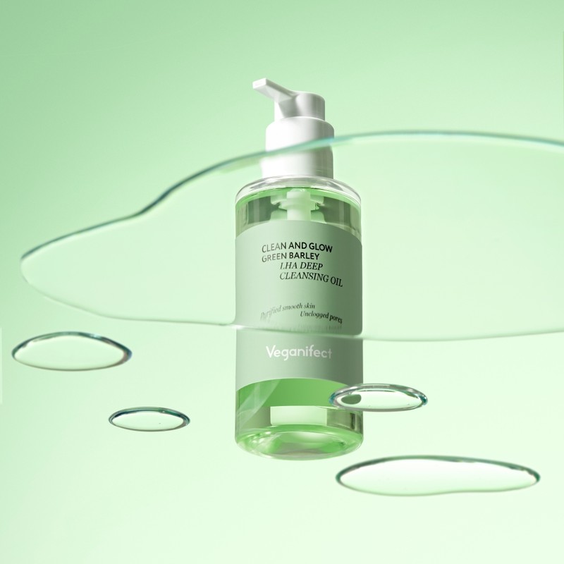 Vegan Effect Green Barley Deep Cleansing Oil Laha Dead Skin