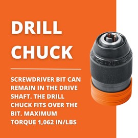 FEIN 63208005010 Q 120NM Drill Chuck, 0 V, Multi-Colour