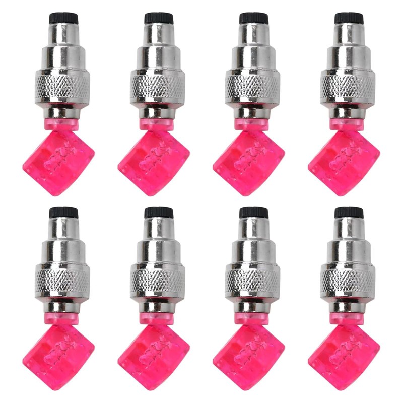 8 Pack Valve Stem LED Cap for Bike Bicycle Car
