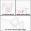 GBACHOOSE 12 Pcs Plastic Measuring Jugs, 1 Litre Plastic Jug
