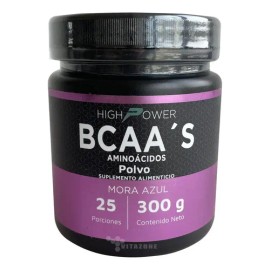 Bcaas Aminoácidos En Polvo Mora Azul High Power                                                                                                       