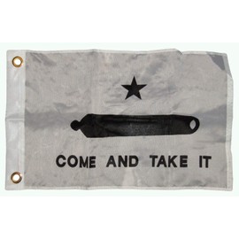 Trade Winds 12x18 12"x18" Gonzales Gonzalez Come and Take It Texas Flag Banner Grommets Premium Fade Resistant