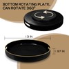 MAONAME 13" Lazy Susan Organizer for Cabinet, 360° Turntable Organizer