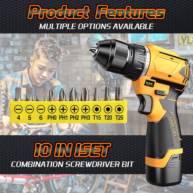 HOMIKLSA 20 pieces 105° angle screwdriver attachment set, angle attachment
