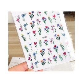 Generic Floral Blossom Flower Nail Stickers Blossom Branches Flowers Leaf Nail Decals Me308 Nail Wraps Stickers Manicure Supplies for Women Nails Full Long Lasting Easy Apply and Remove